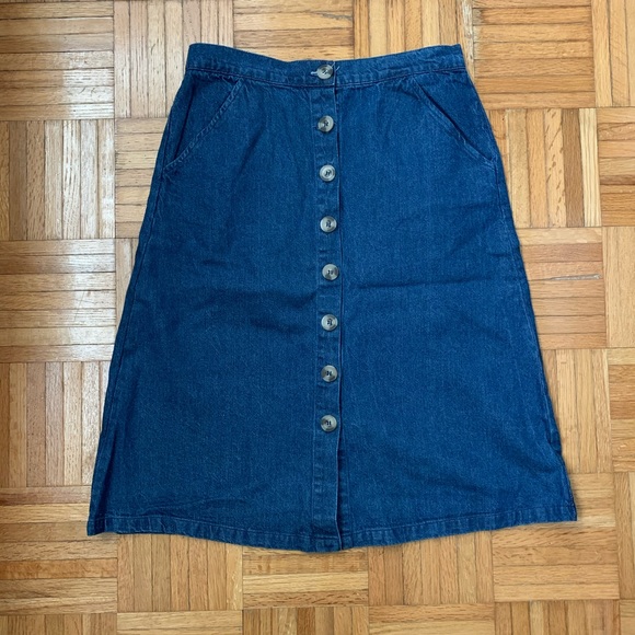 Mimi Chica Denim Midi Skirt sz M - Picture 1 of 6